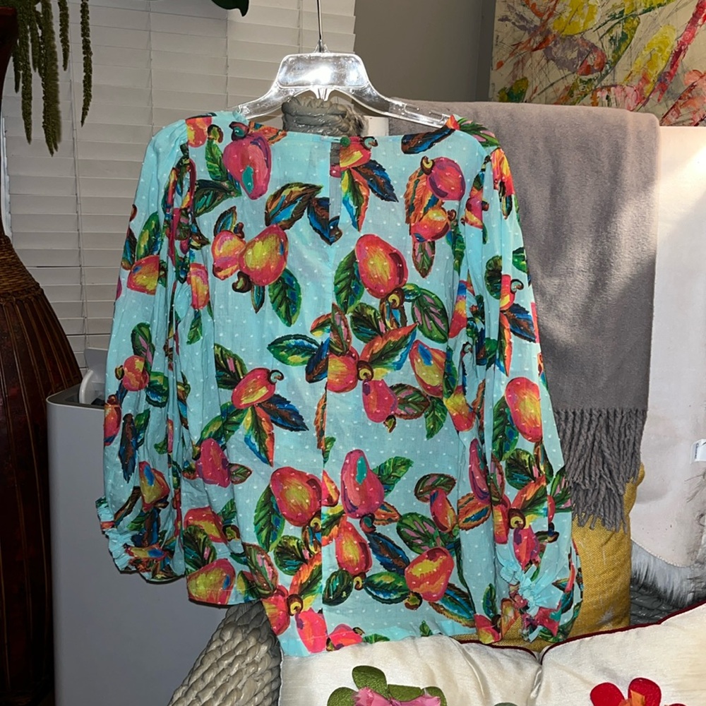 FARM size large multicolor women top